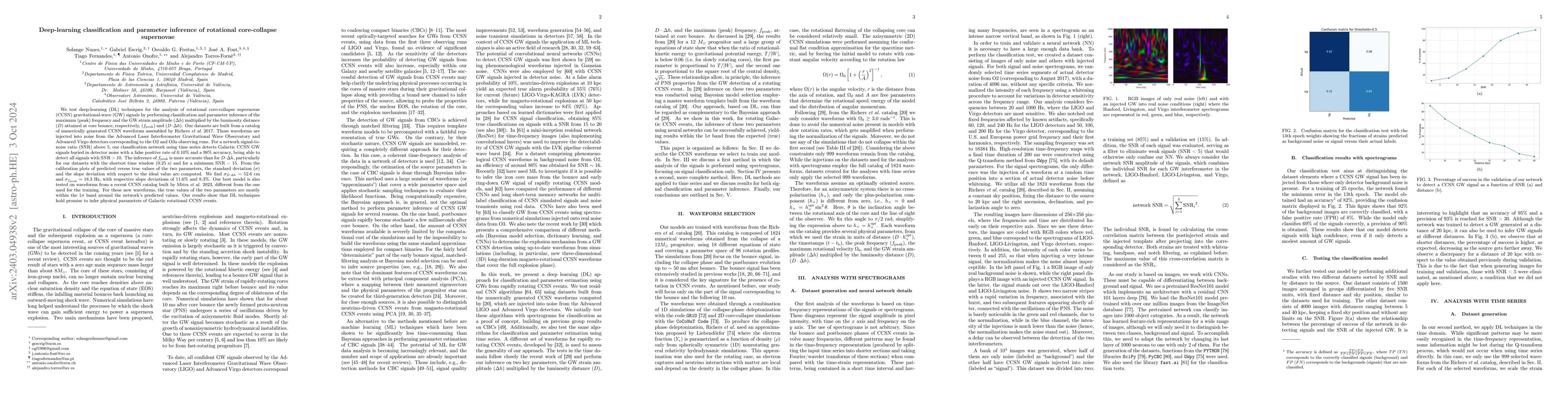 Thumbnail for Deep-Learning Classification and Parameter Inference of Rotational
  Core-Collapse Supernovae