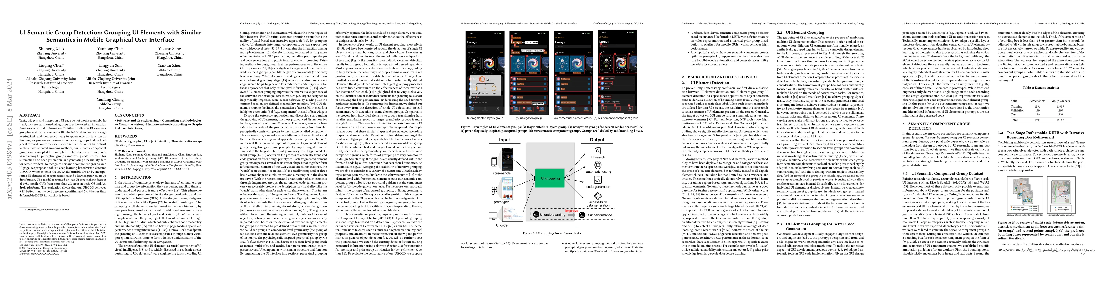 Thumbnail for UI Semantic Group Detection: Grouping UI Elements with Similar Semantics
  in Mobile Graphical User Interface