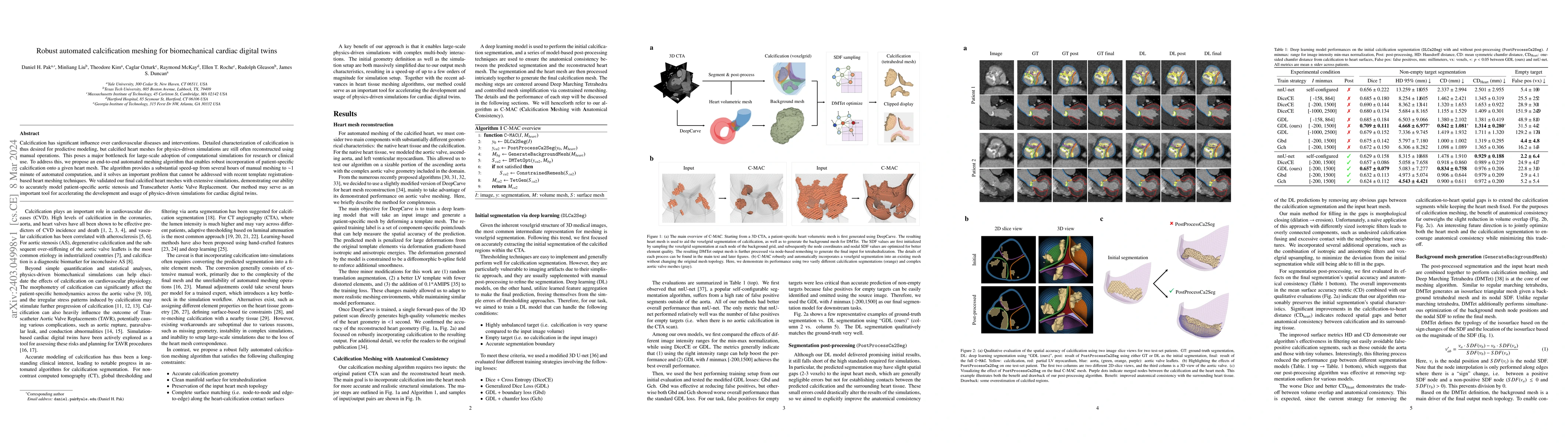 Thumbnail for Robust automated calcification meshing for biomechanical cardiac digital
  twins