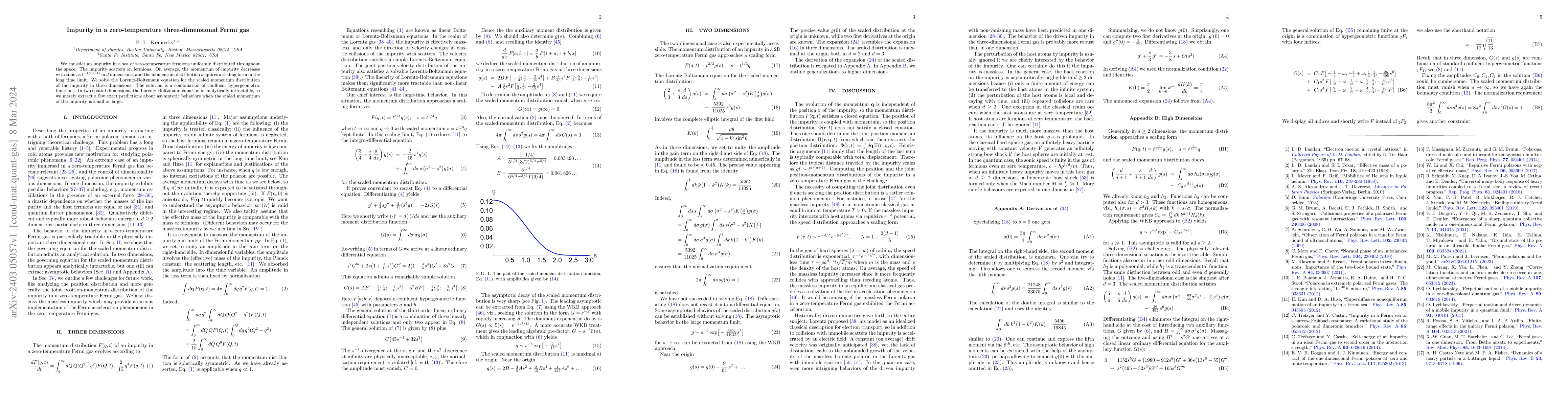 Thumbnail for Impurity in a zero-temperature three-dimensional Fermi gas