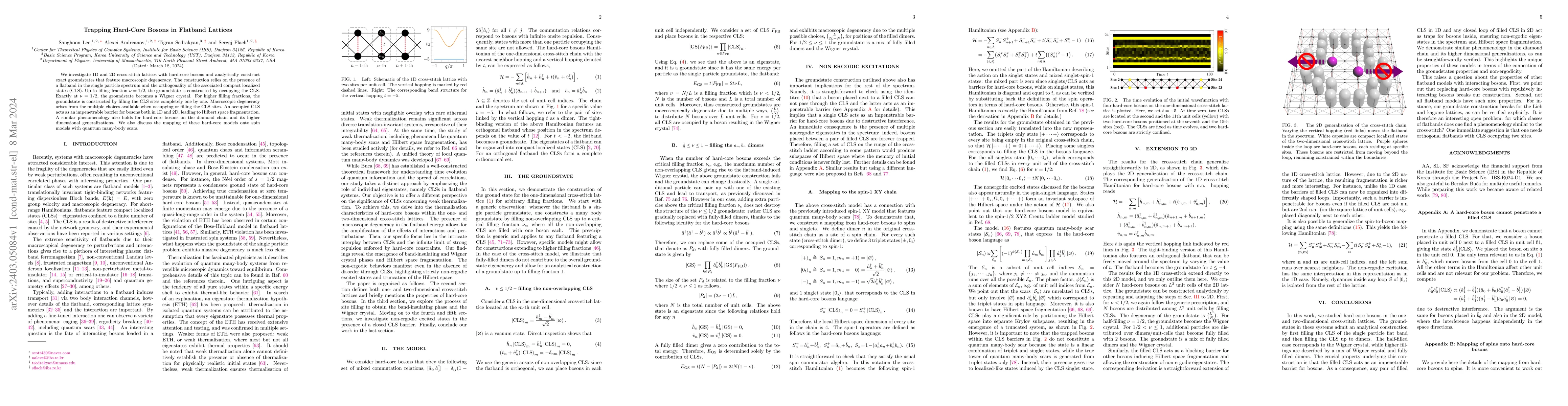 Thumbnail for Trapping Hard-Core Bosons in Flatband Lattices