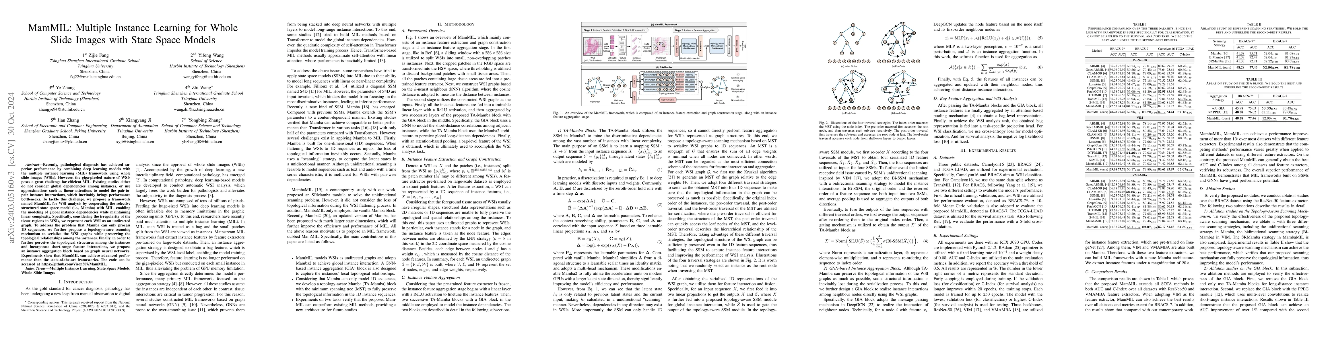 Thumbnail for MamMIL: Multiple Instance Learning for Whole Slide Images with State
  Space Models