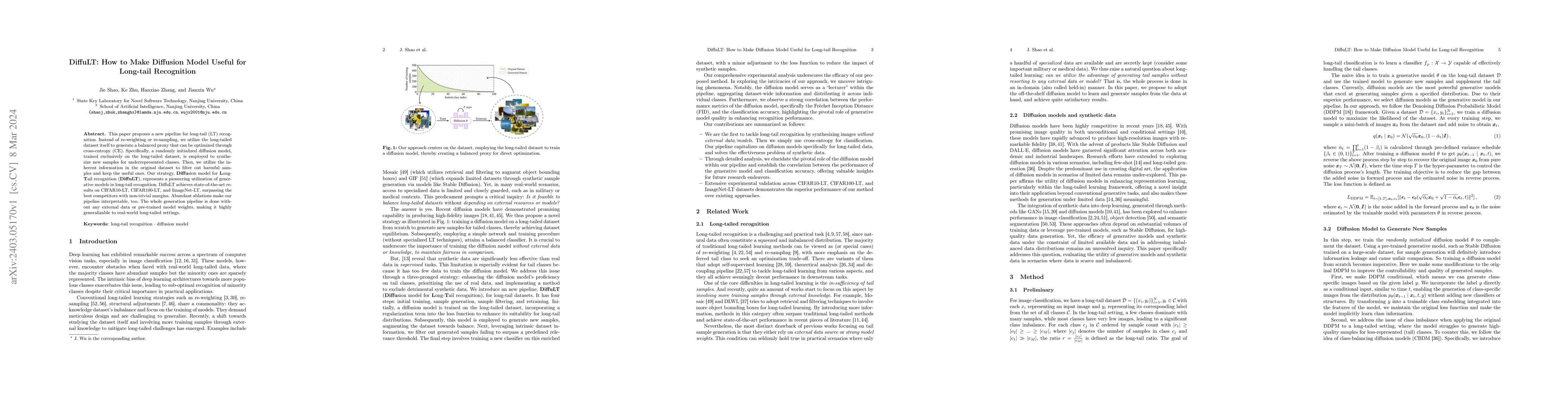 Thumbnail for DiffuLT: How to Make Diffusion Model Useful for Long-tail Recognition