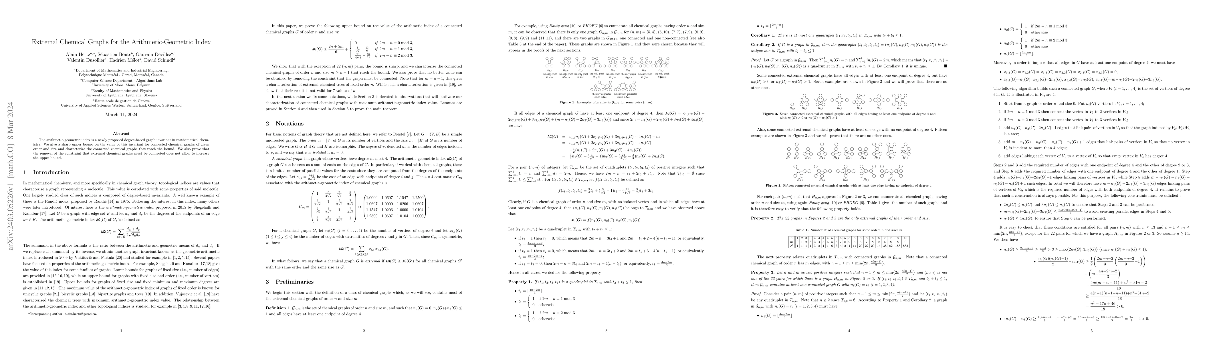 Thumbnail for Extremal Chemical Graphs for the Arithmetic-Geometric Index
