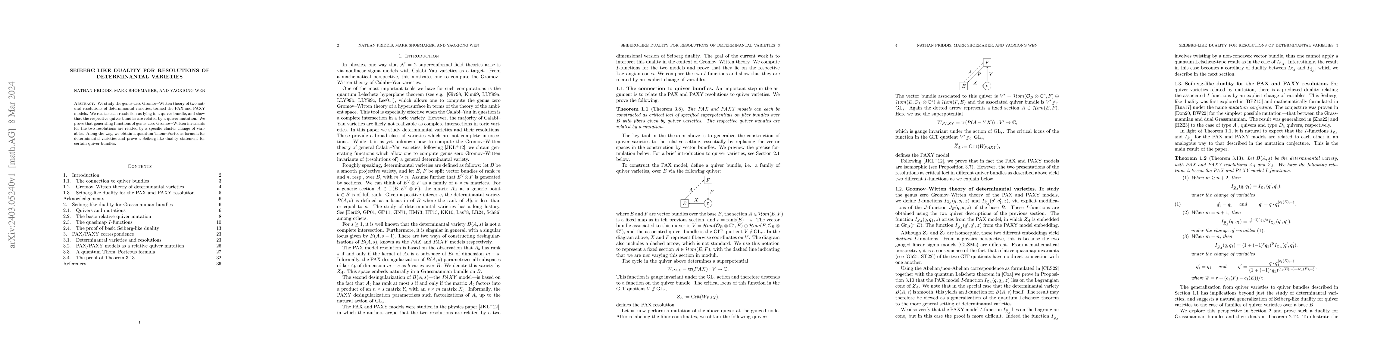 Thumbnail for Seiberg-like duality for resolutions of determinantal varieties