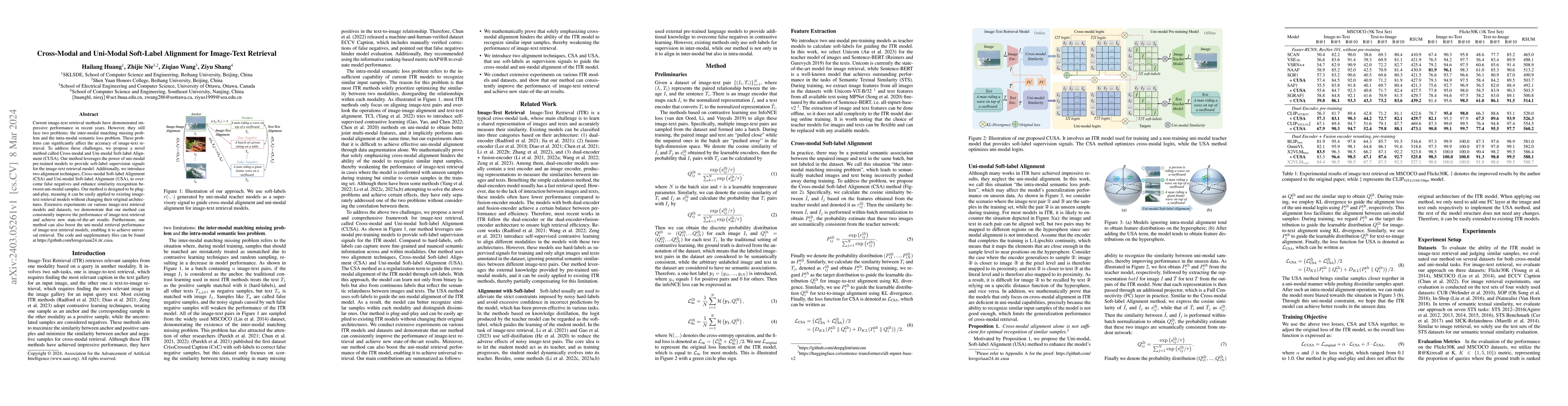 Thumbnail for Cross-Modal and Uni-Modal Soft-Label Alignment for Image-Text Retrieval