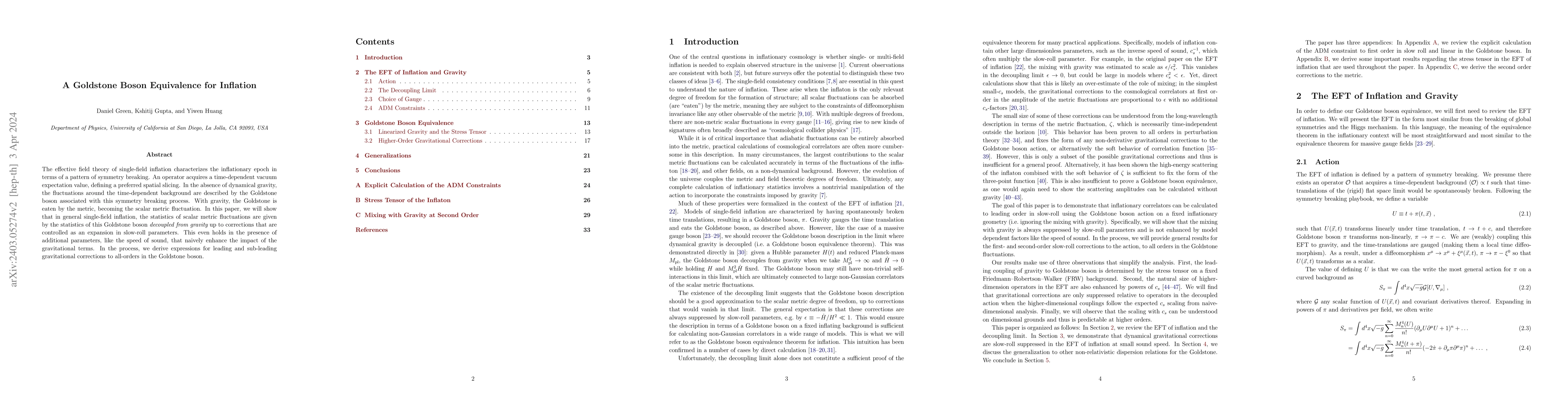 Thumbnail for A Goldstone Boson Equivalence for Inflation