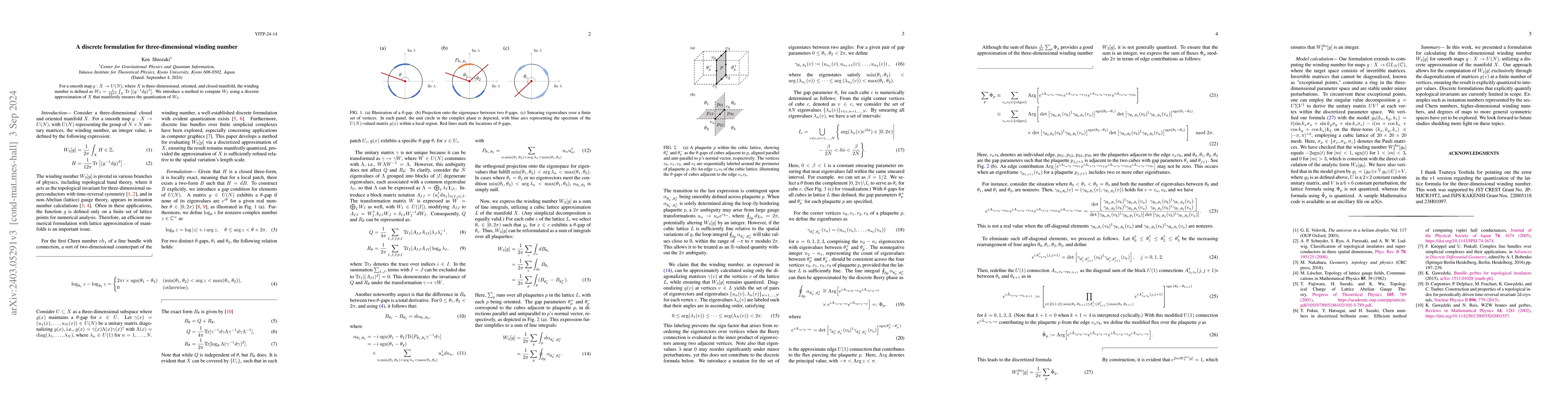 Thumbnail for A discrete formulation for three-dimensional winding number