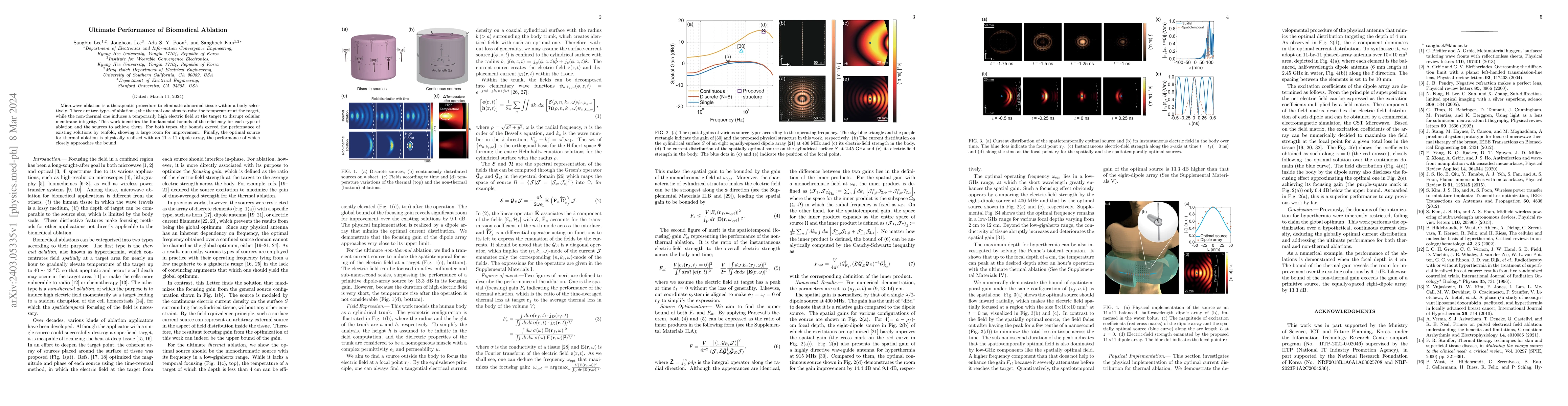 Thumbnail for Ultimate Performance of Biomedical Ablation