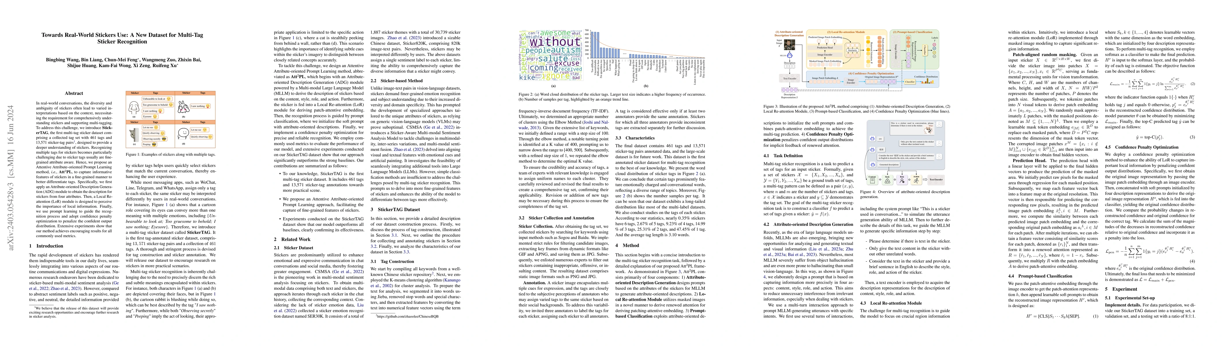 Thumbnail for Towards Real-World Stickers Use: A New Dataset for Multi-Tag Sticker
  Recognition
