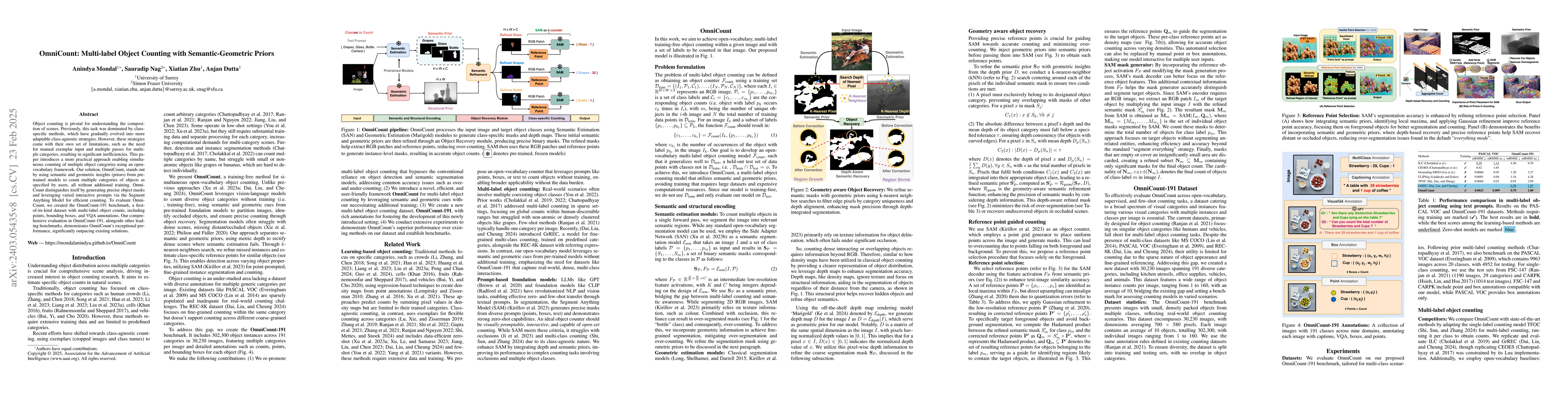 Thumbnail for OmniCount: Multi-label Object Counting with Semantic-Geometric Priors