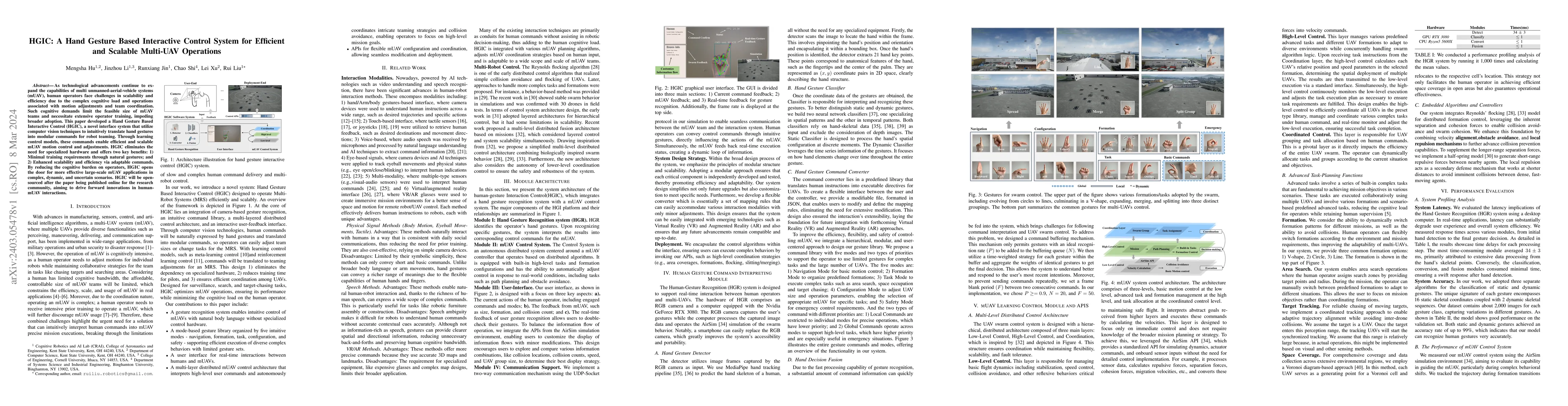 Thumbnail for HGIC: A Hand Gesture Based Interactive Control System for Efficient and
  Scalable Multi-UAV Operations