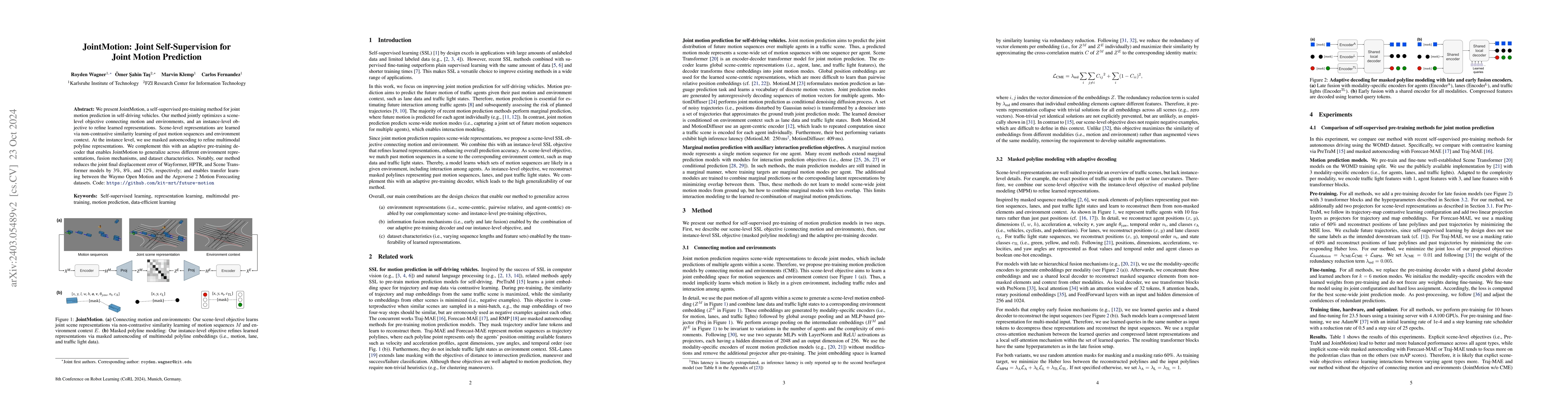 Thumbnail for JointMotion: Joint Self-supervision for Joint Motion Prediction