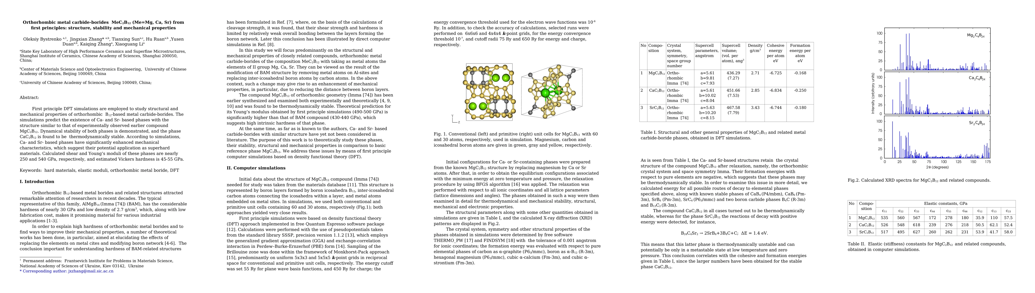 Thumbnail for Orthorhombic metal carbide-borides MeC$_2$B$_{12}$ (Me=Mg, Ca, Sr) from
  first principles: structure, stability and mechanical properties