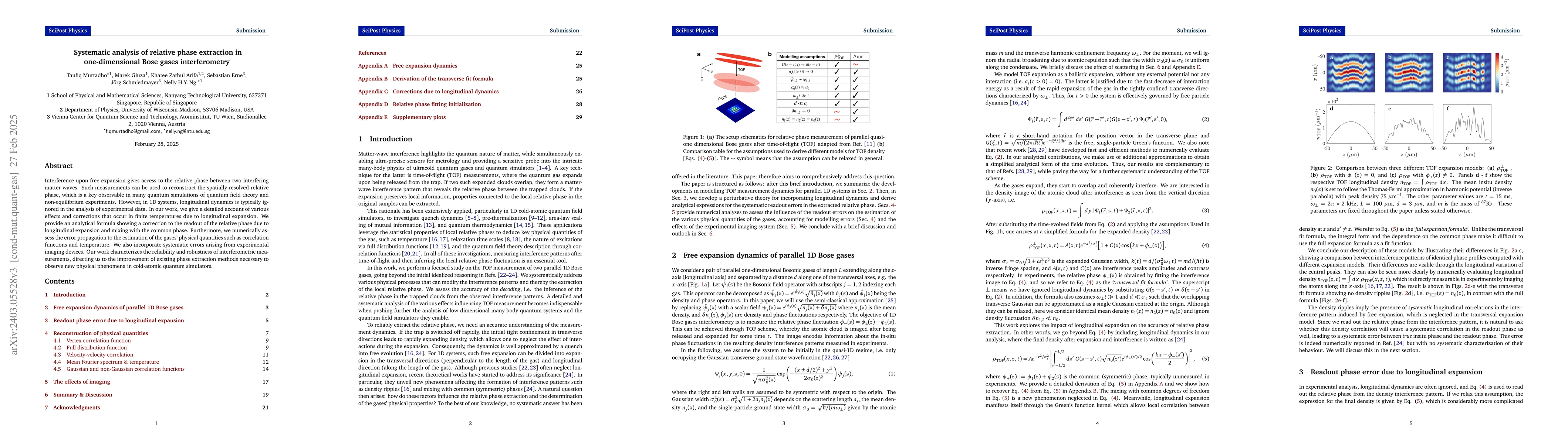 Thumbnail for Systematic analysis of relative phase extraction in one-dimensional Bose
  gases interferometry