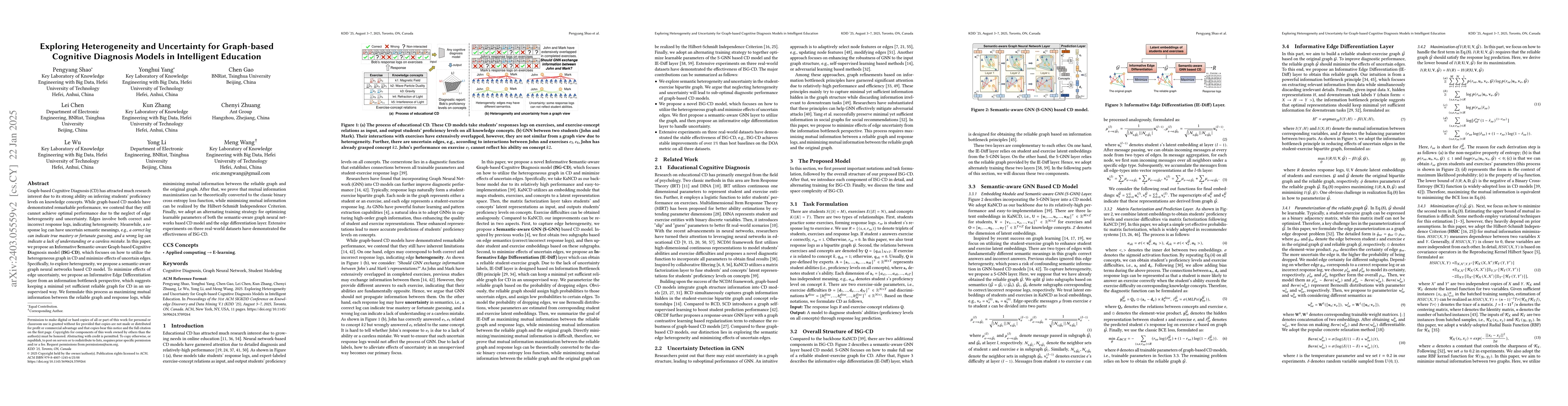 Thumbnail for Improving Cognitive Diagnosis Models with Adaptive Relational Graph
  Neural Networks