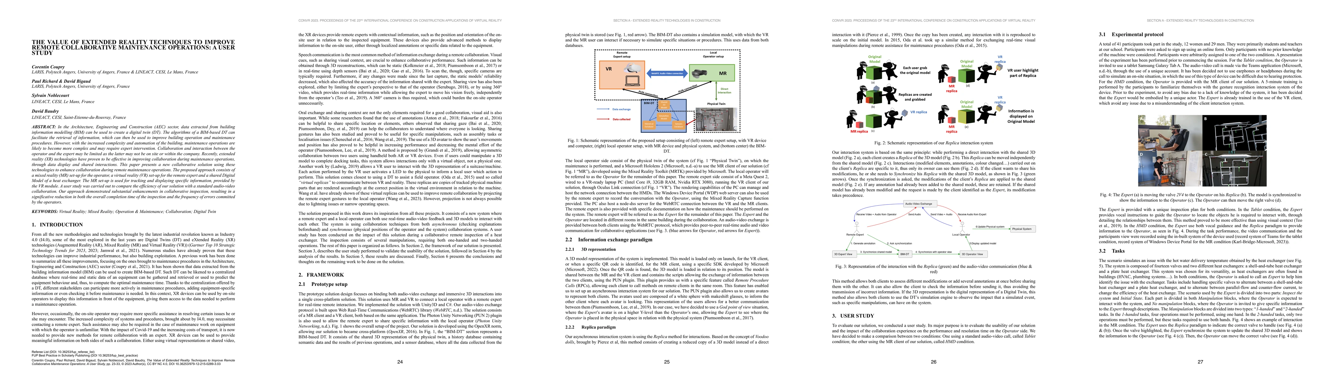 Thumbnail for The Value of Extended Reality Techniques to Improve Remote Collaborative
  Maintenance Operations: A User Study