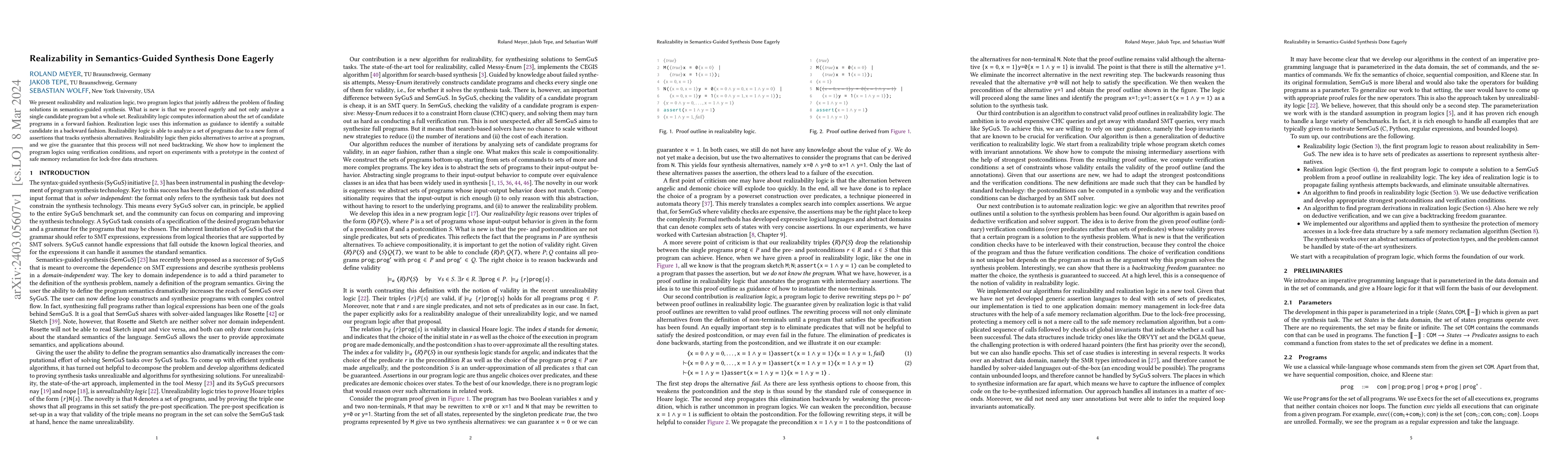 Thumbnail for Realizability in Semantics-Guided Synthesis Done Eagerly