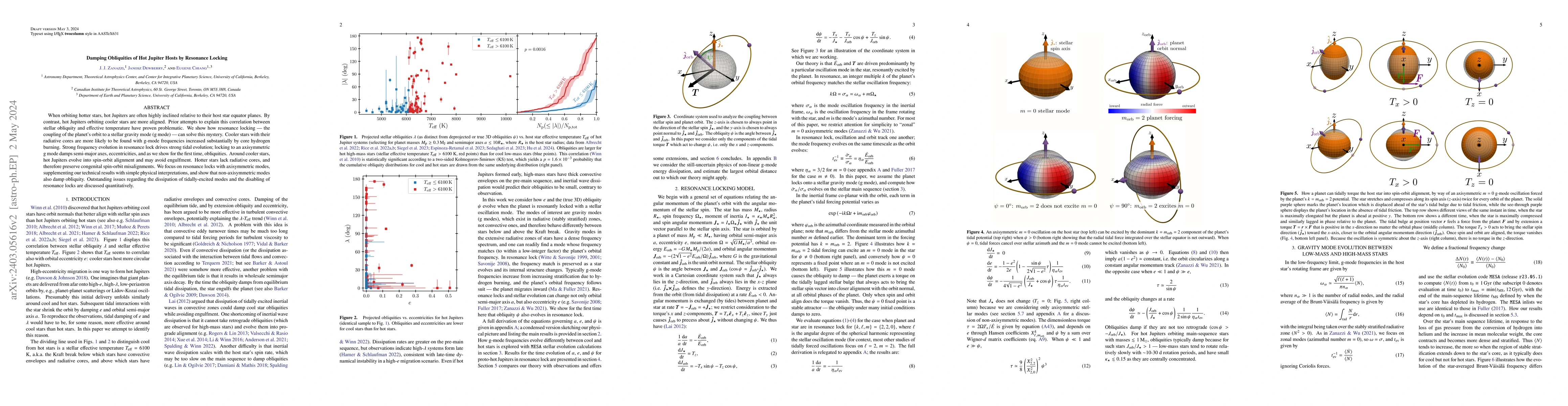 Thumbnail for Damping Obliquities of Hot Jupiter Hosts by Resonance Locking