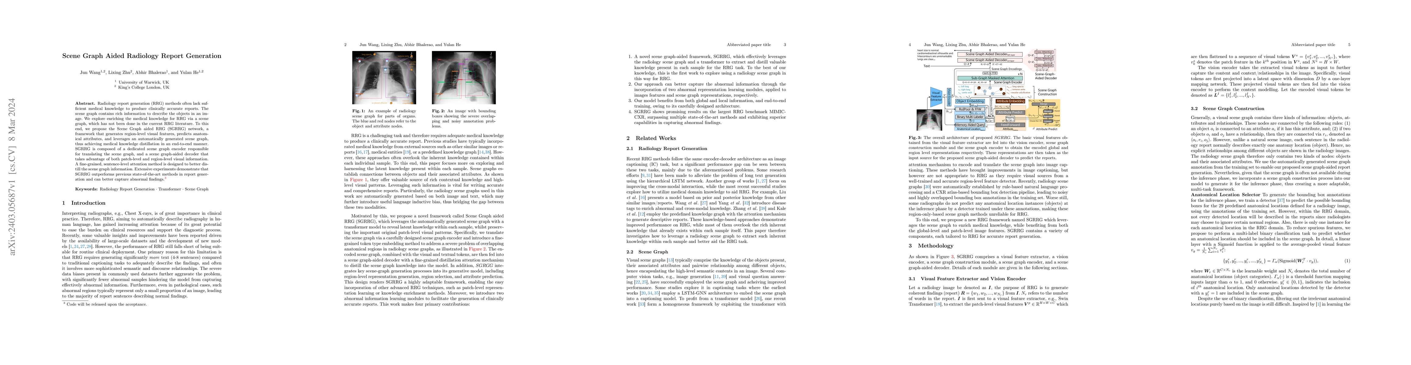 Thumbnail for Scene Graph Aided Radiology Report Generation
