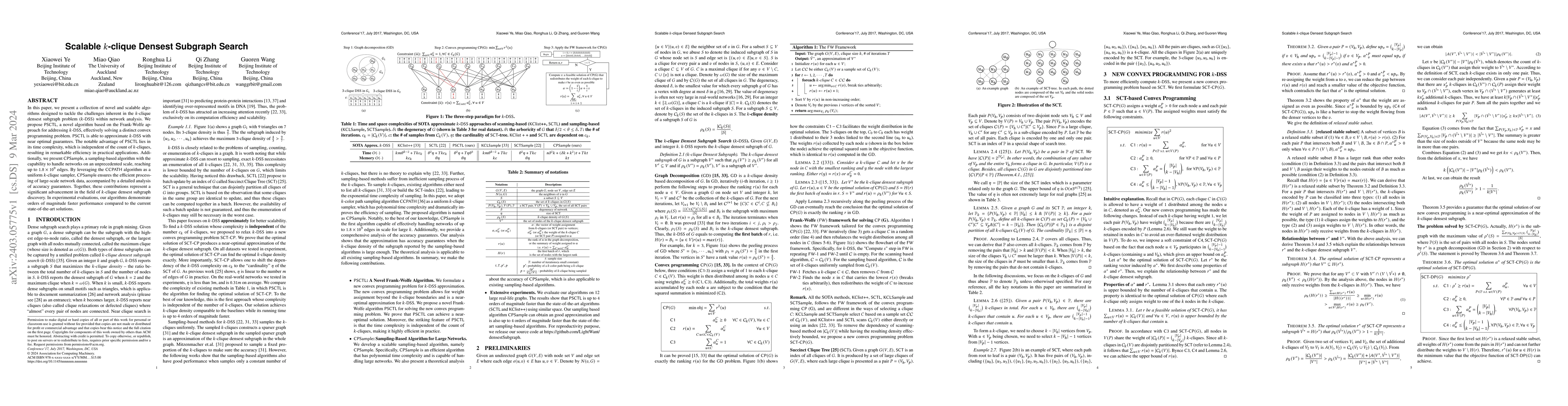 Thumbnail for Scalable $k$-clique Densest Subgraph Search