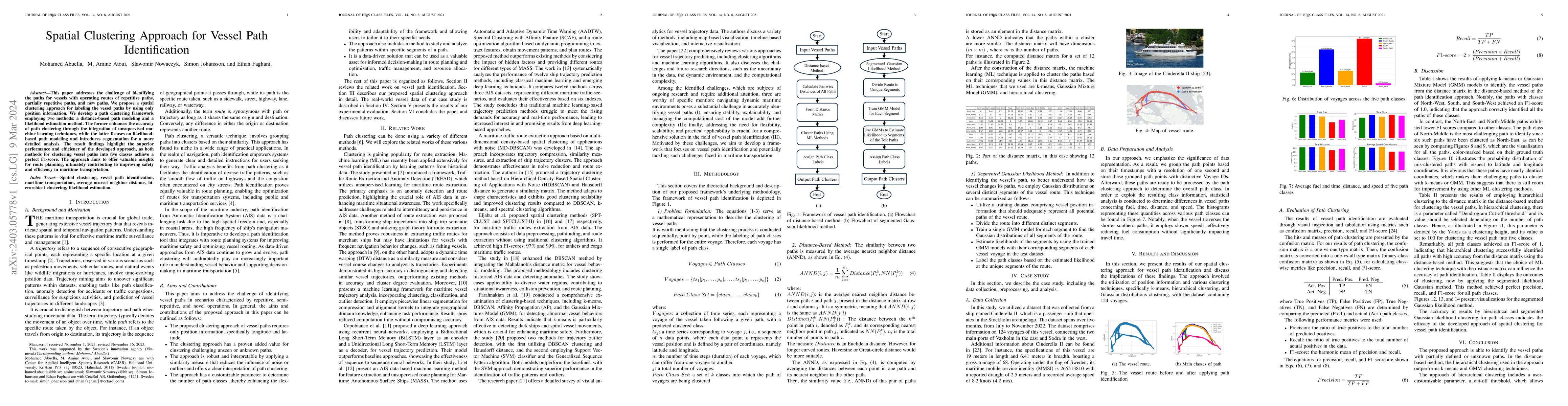 Thumbnail for Spatial Clustering Approach for Vessel Path Identification