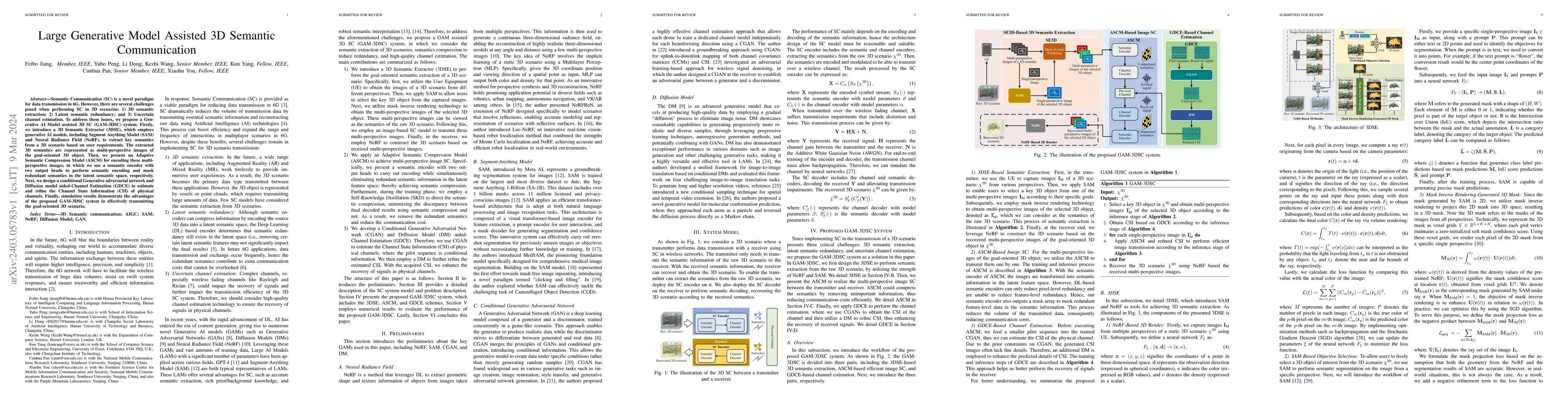Thumbnail for Large Generative Model Assisted 3D Semantic Communication