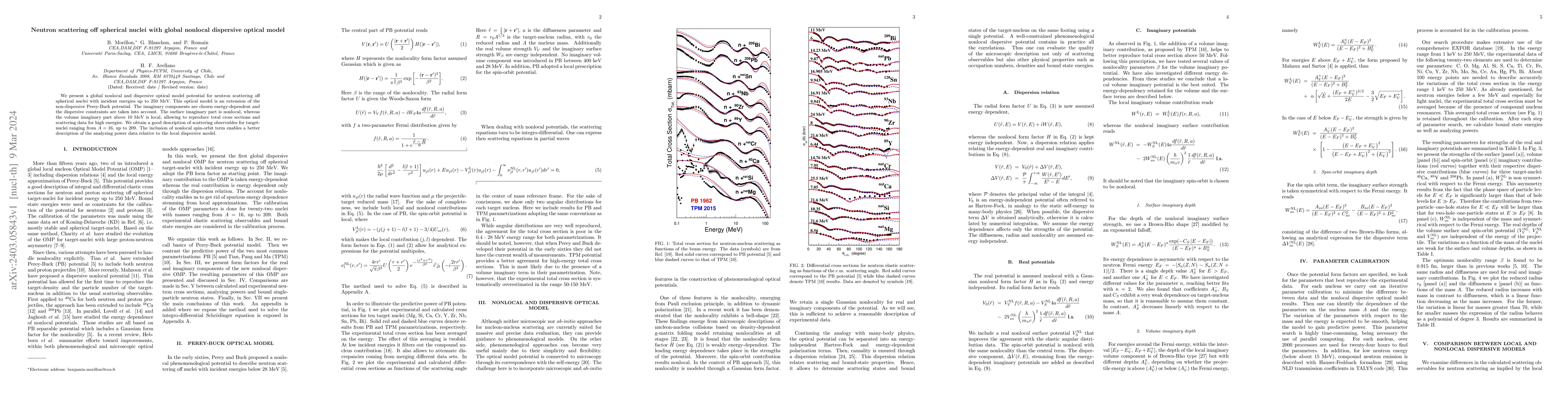 Thumbnail for Neutron scattering off spherical nuclei with global nonlocal dispersive
  optical model