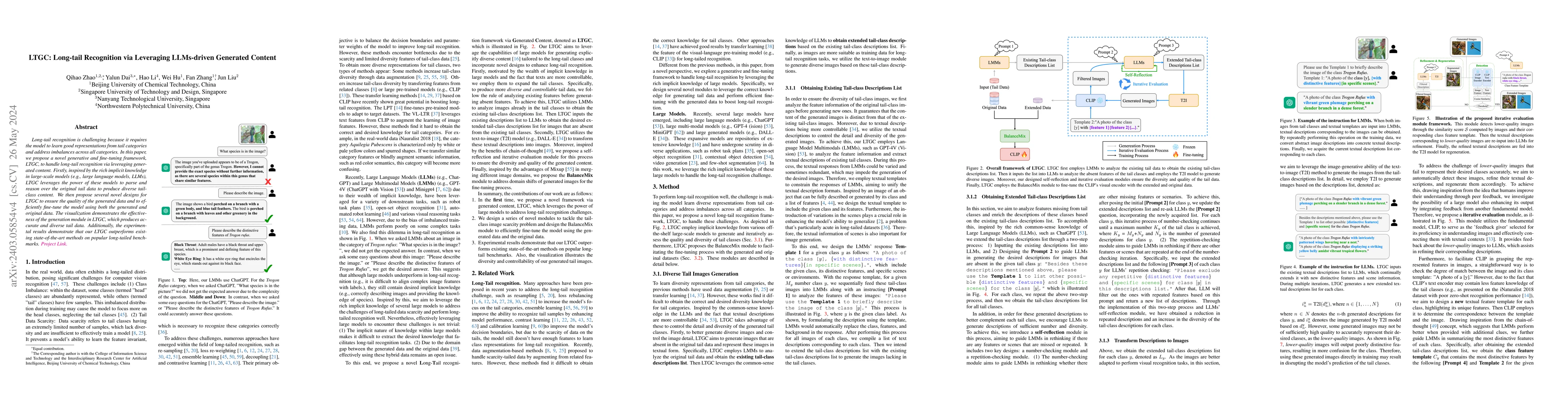 Thumbnail for LTGC: Long-tail Recognition via Leveraging LLMs-driven Generated Content