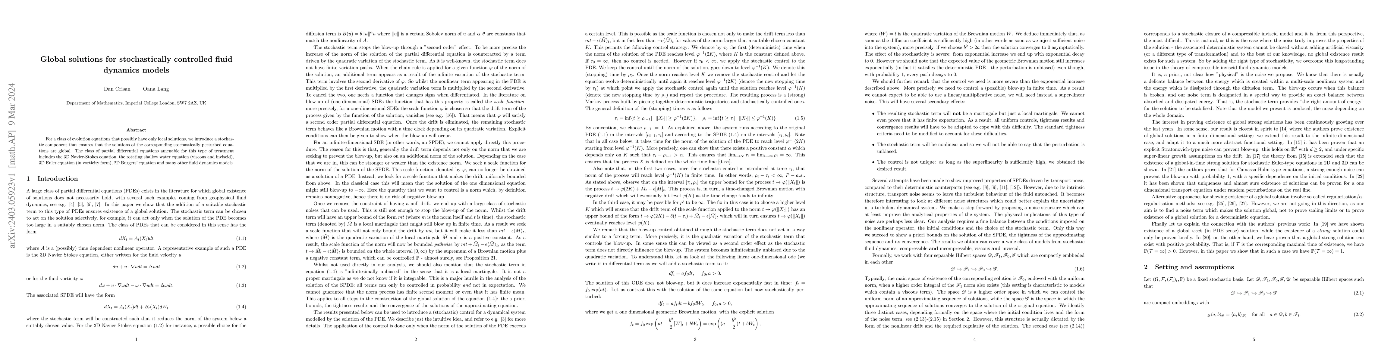 Thumbnail for Global solutions for stochastically controlled fluid dynamics models