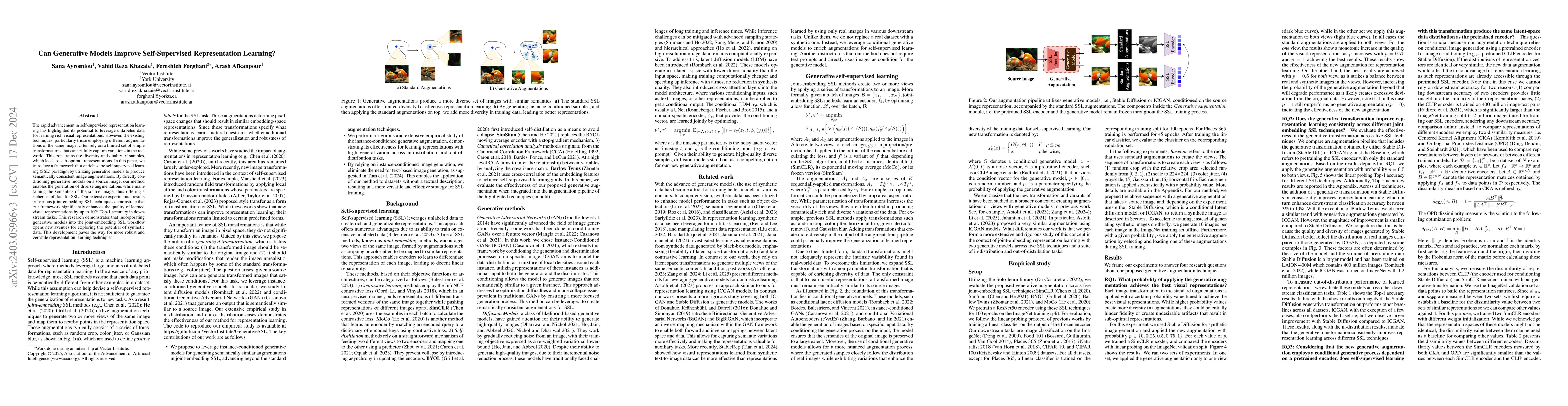 Thumbnail for Can Generative Models Improve Self-Supervised Representation Learning?