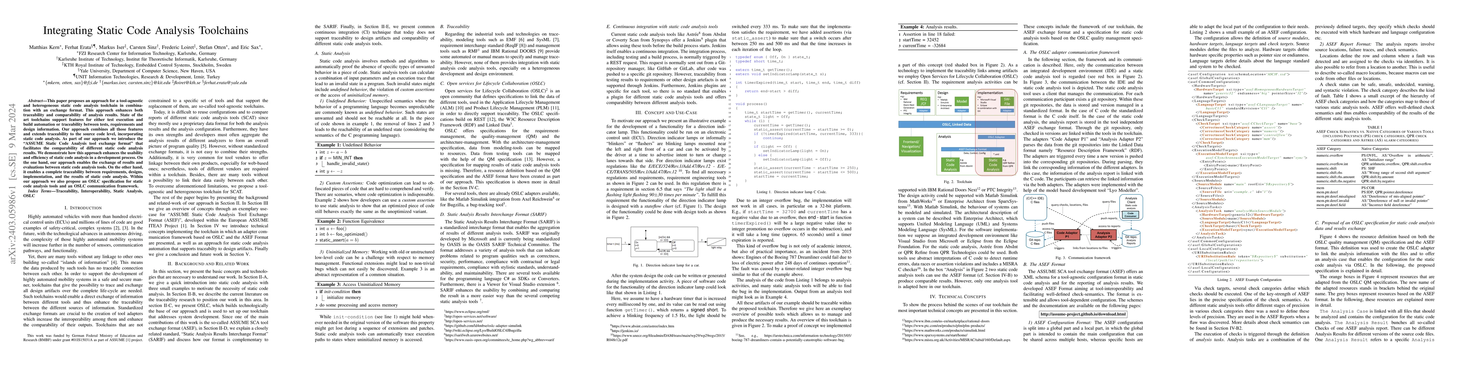 Thumbnail for Integrating Static Code Analysis Toolchains