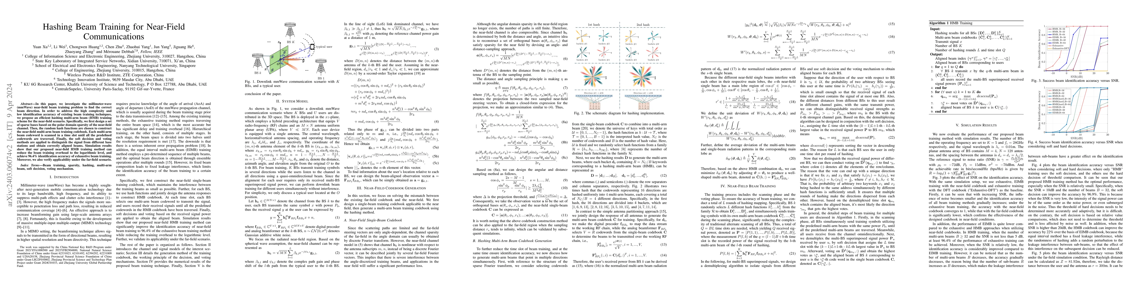 Thumbnail for Hashing Beam Training for Near-Field Communications