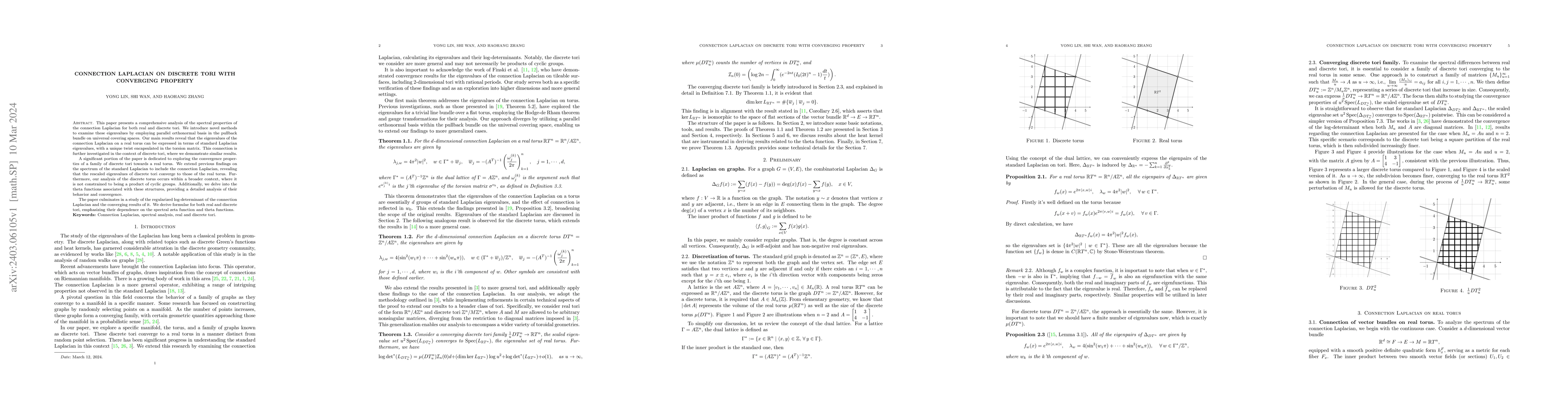 Thumbnail for Connection Laplacian on discrete tori with converging property