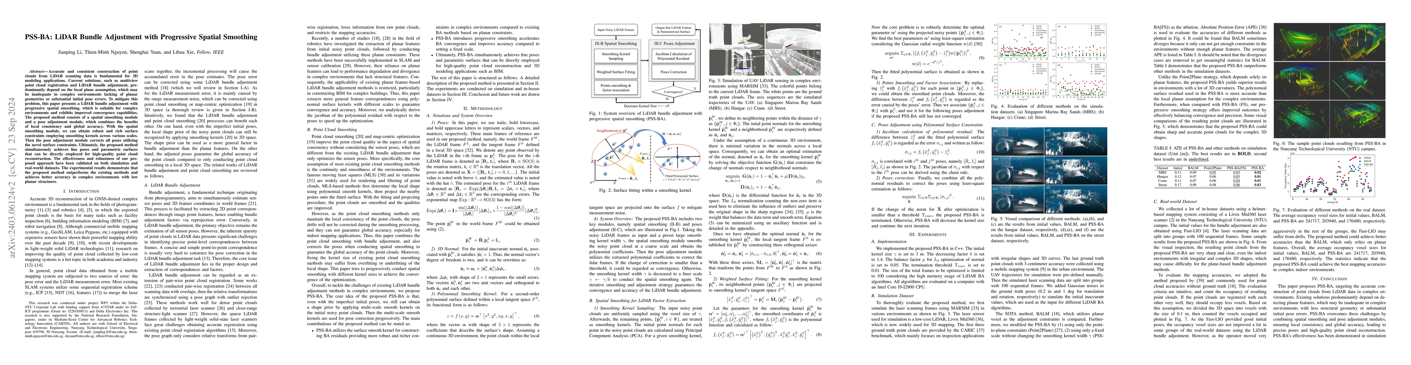 Thumbnail for PSS-BA: LiDAR Bundle Adjustment with Progressive Spatial Smoothing