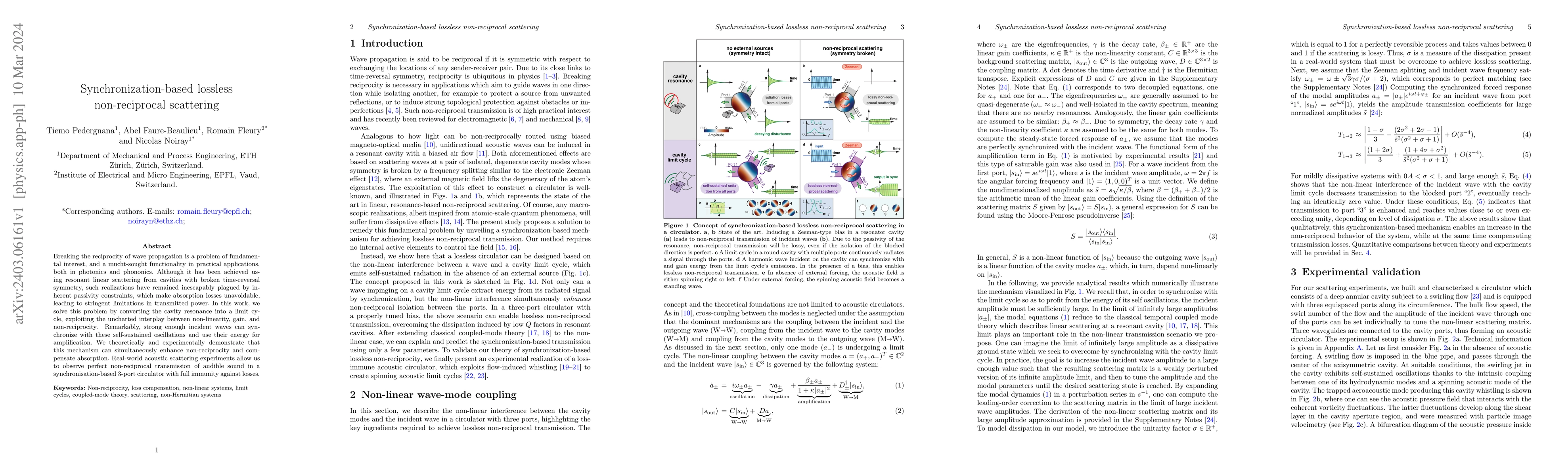 Thumbnail for Synchronization-based lossless non-reciprocal scattering