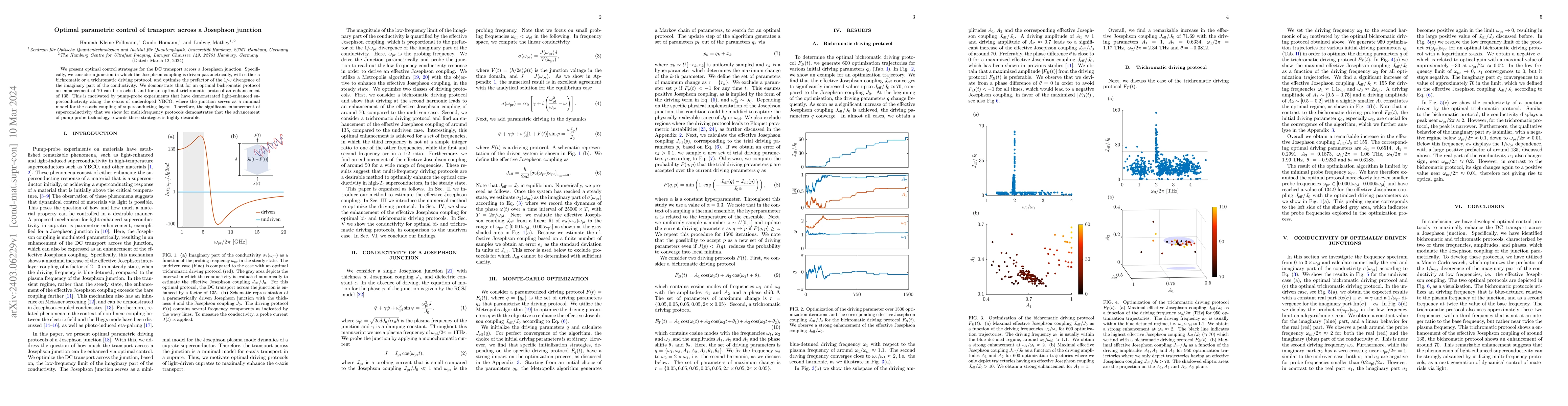 Thumbnail for Optimal parametric control of transport across a Josephson junction