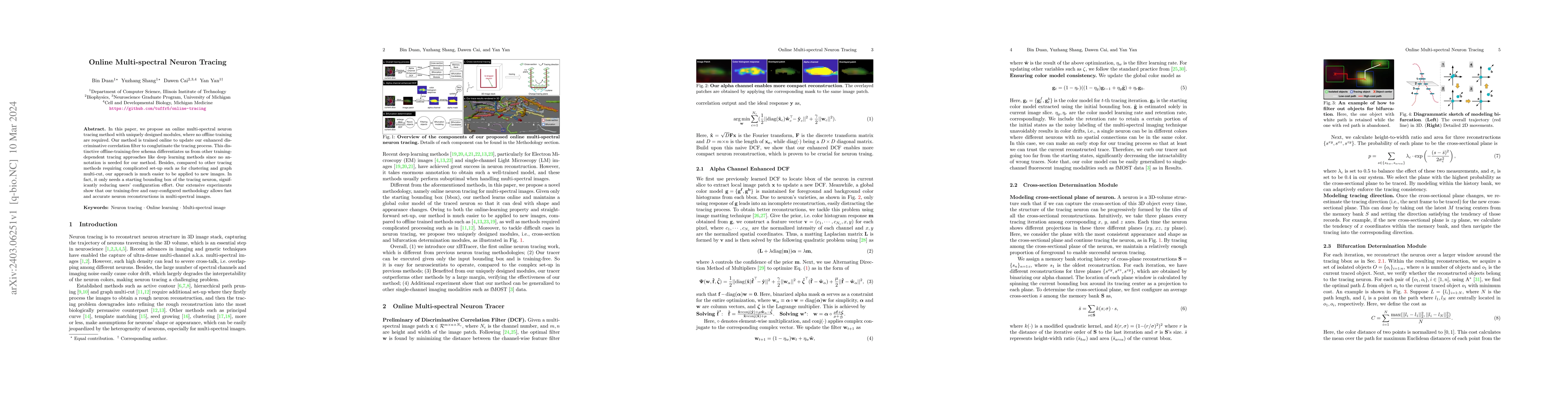 Thumbnail for Online Multi-spectral Neuron Tracing