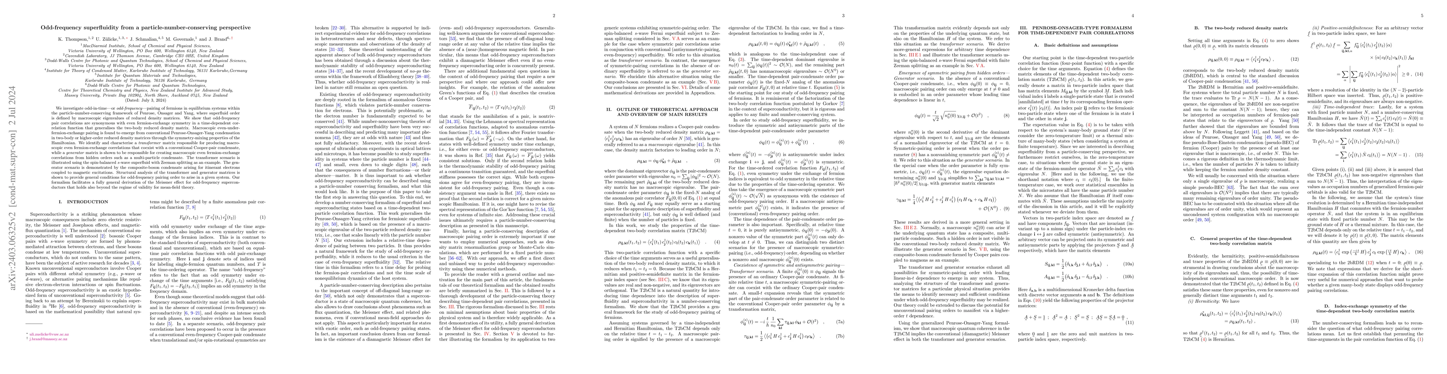Thumbnail for Odd-frequency superfluidity from a particle-number-conserving
  perspective