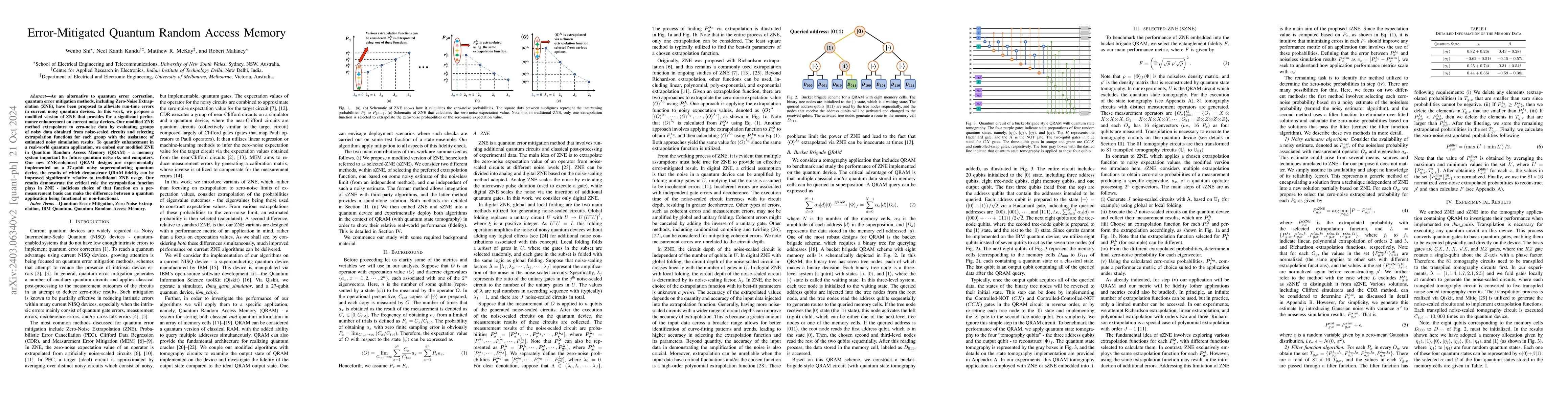 Thumbnail for Error-Mitigated Quantum Random Access Memory