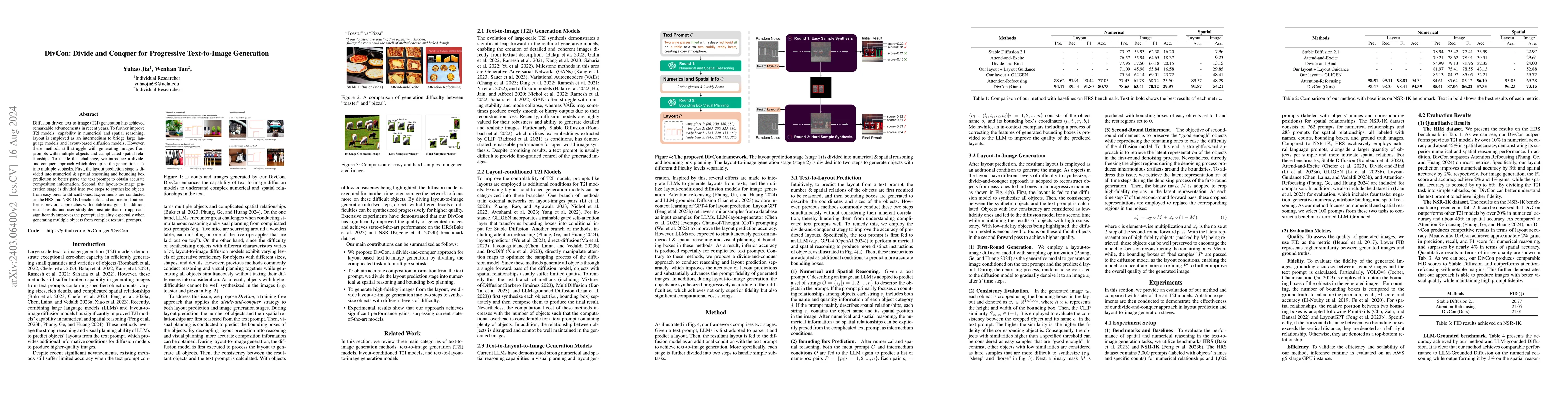 Thumbnail for DivCon: Divide and Conquer for Progressive Text-to-Image Generation