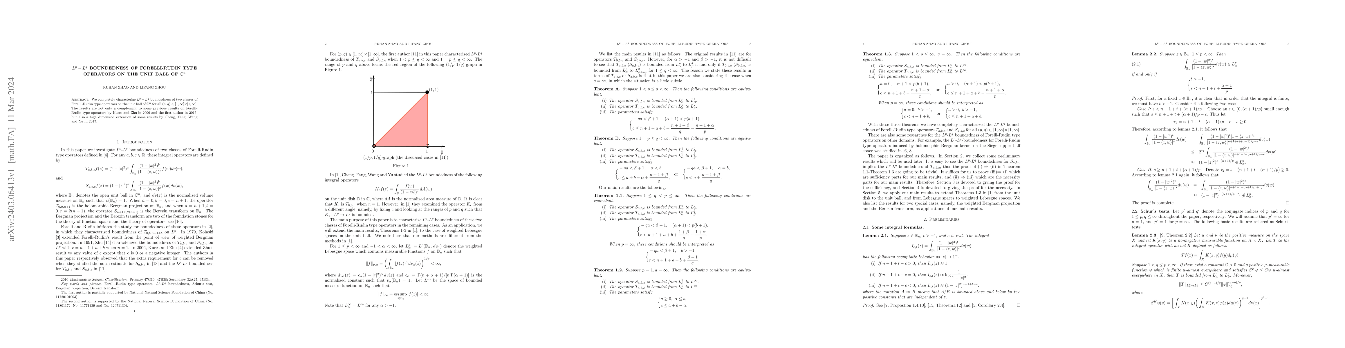 Thumbnail for $L^p-L^q$ boundedness of Forelli-Rudin type operators on the unit ball
  of $\mathbb{C}^n$