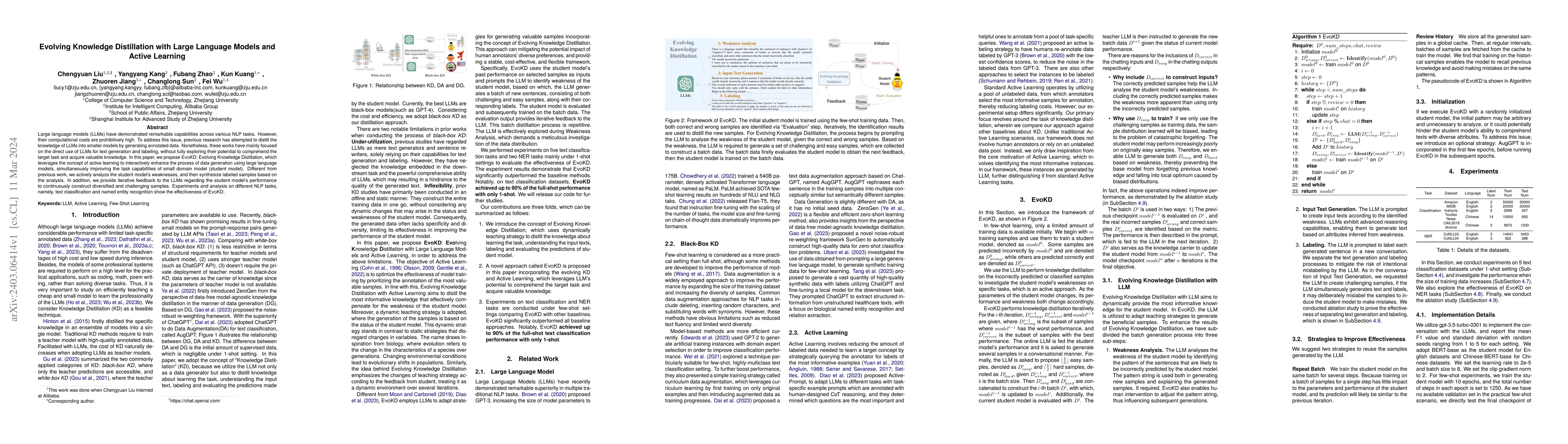 Thumbnail for Evolving Knowledge Distillation with Large Language Models and Active
  Learning