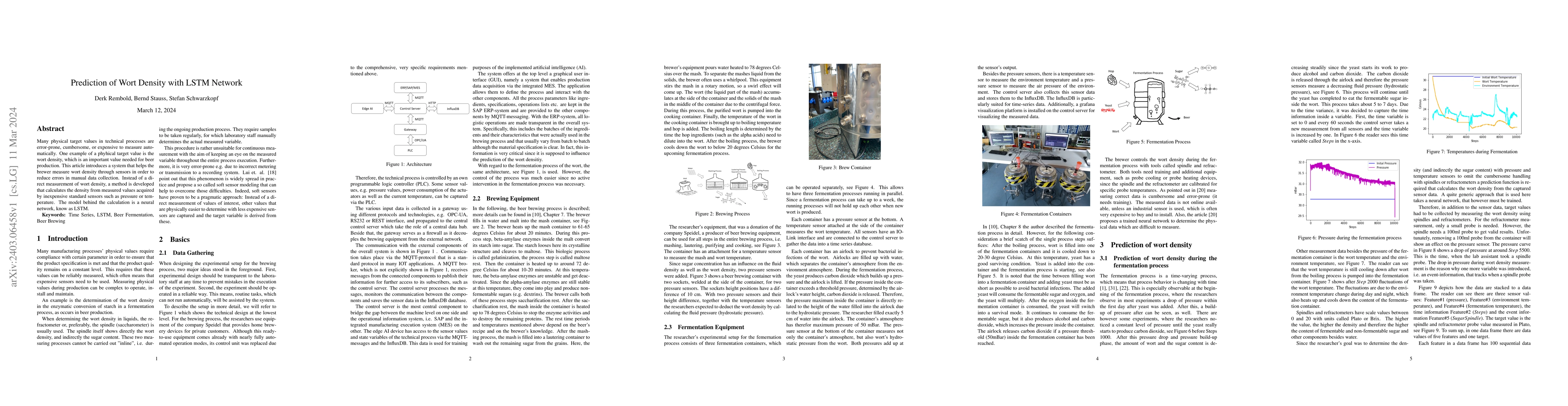 Thumbnail for Prediction of Wort Density with LSTM Network