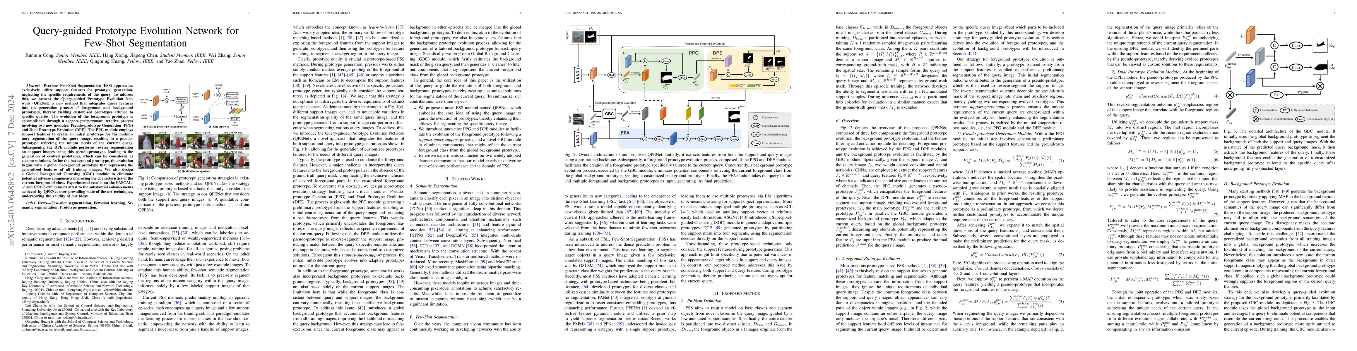 Thumbnail for Query-guided Prototype Evolution Network for Few-Shot Segmentation