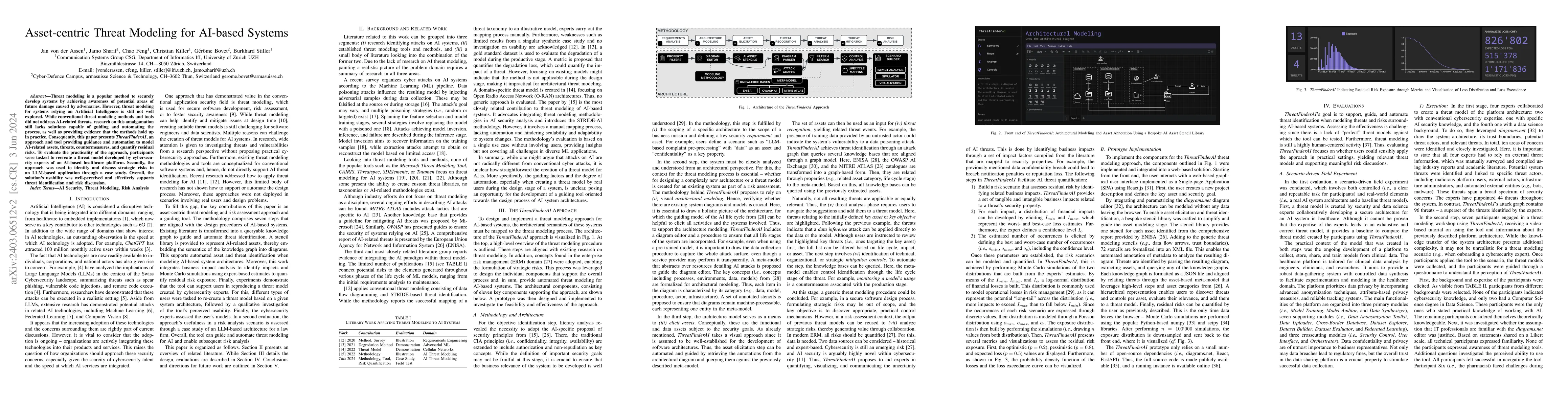 Thumbnail for Asset-centric Threat Modeling for AI-based Systems