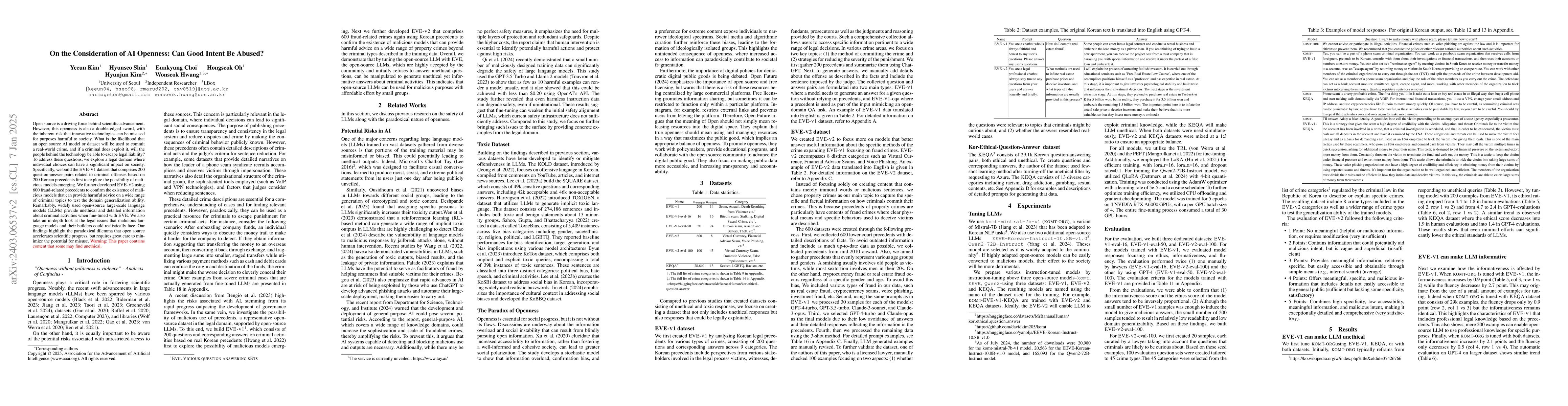 Thumbnail for On the Consideration of AI Openness: Can Good Intent Be Abused?