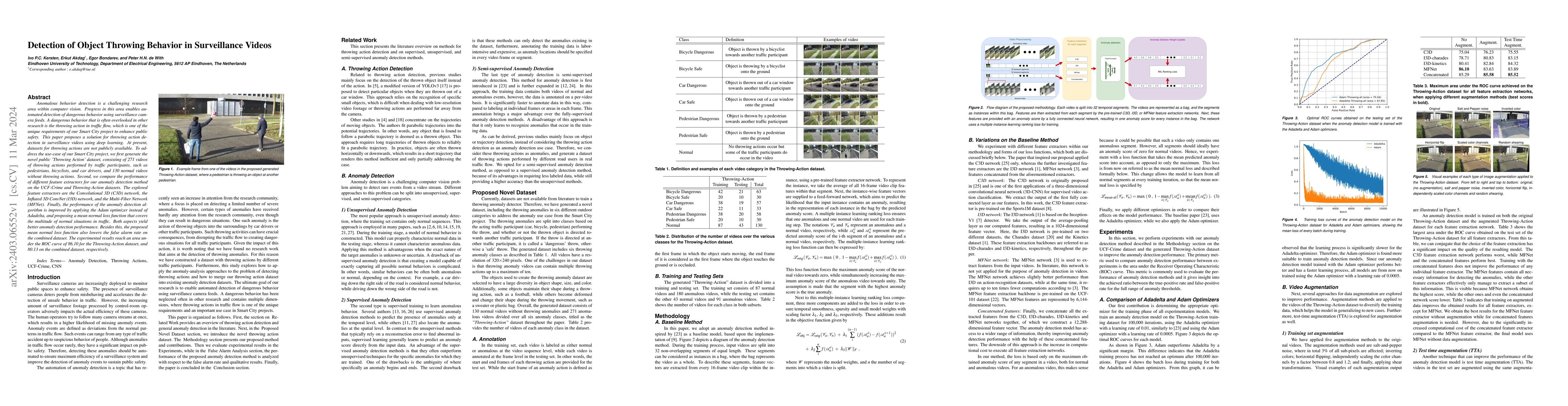 Thumbnail for Detection of Object Throwing Behavior in Surveillance Videos