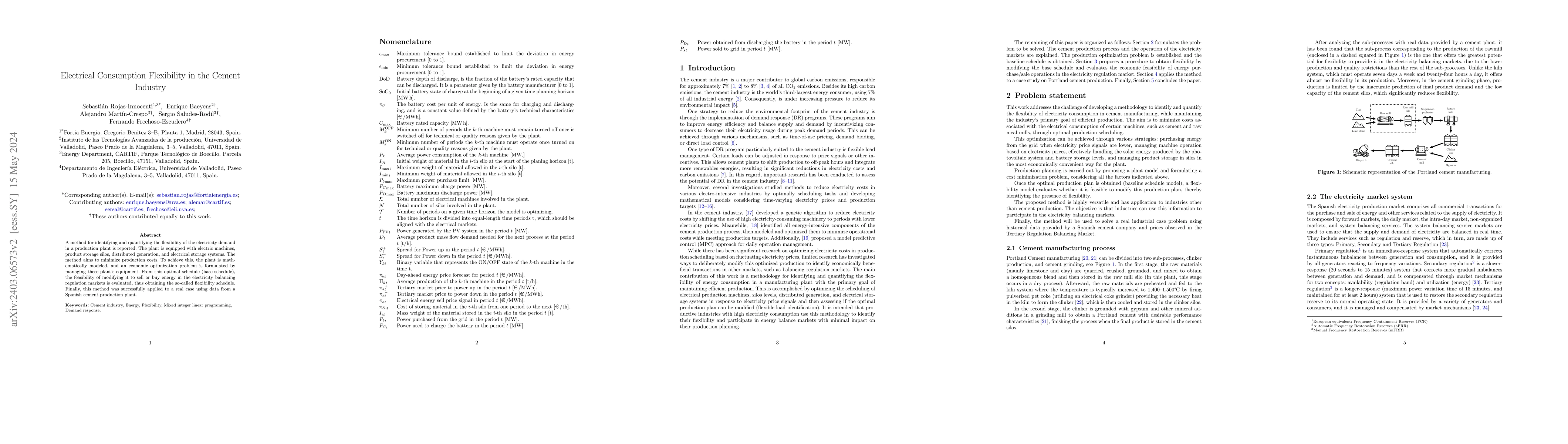Thumbnail for Electrical Consumption Flexibility in the Cement Industry