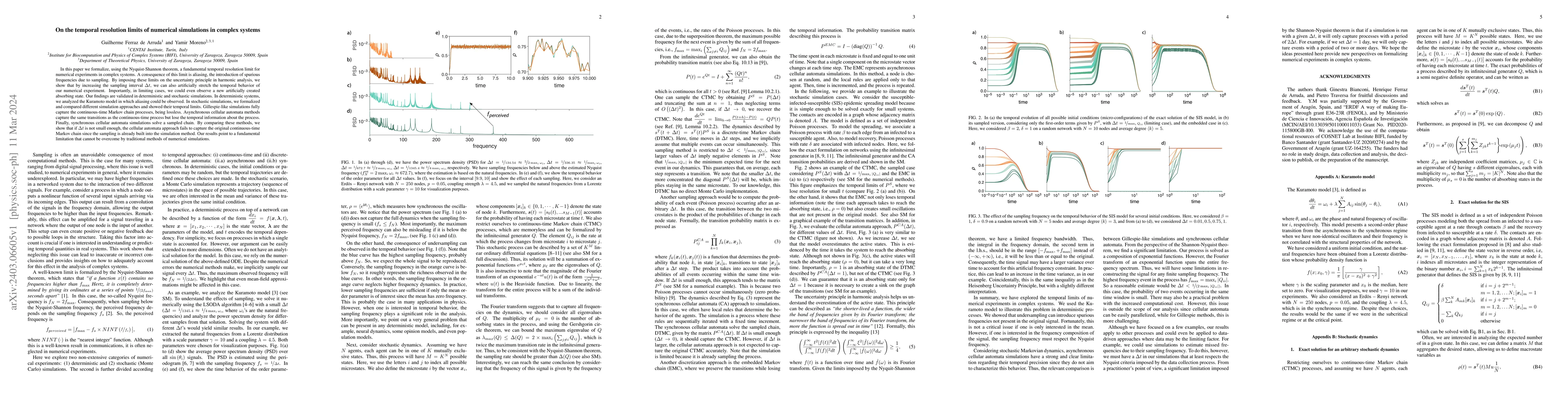 Thumbnail for On the temporal resolution limits of numerical simulations in complex
  systems